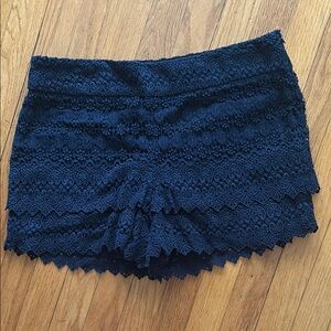 LOFT Navy Lace Rivera Short